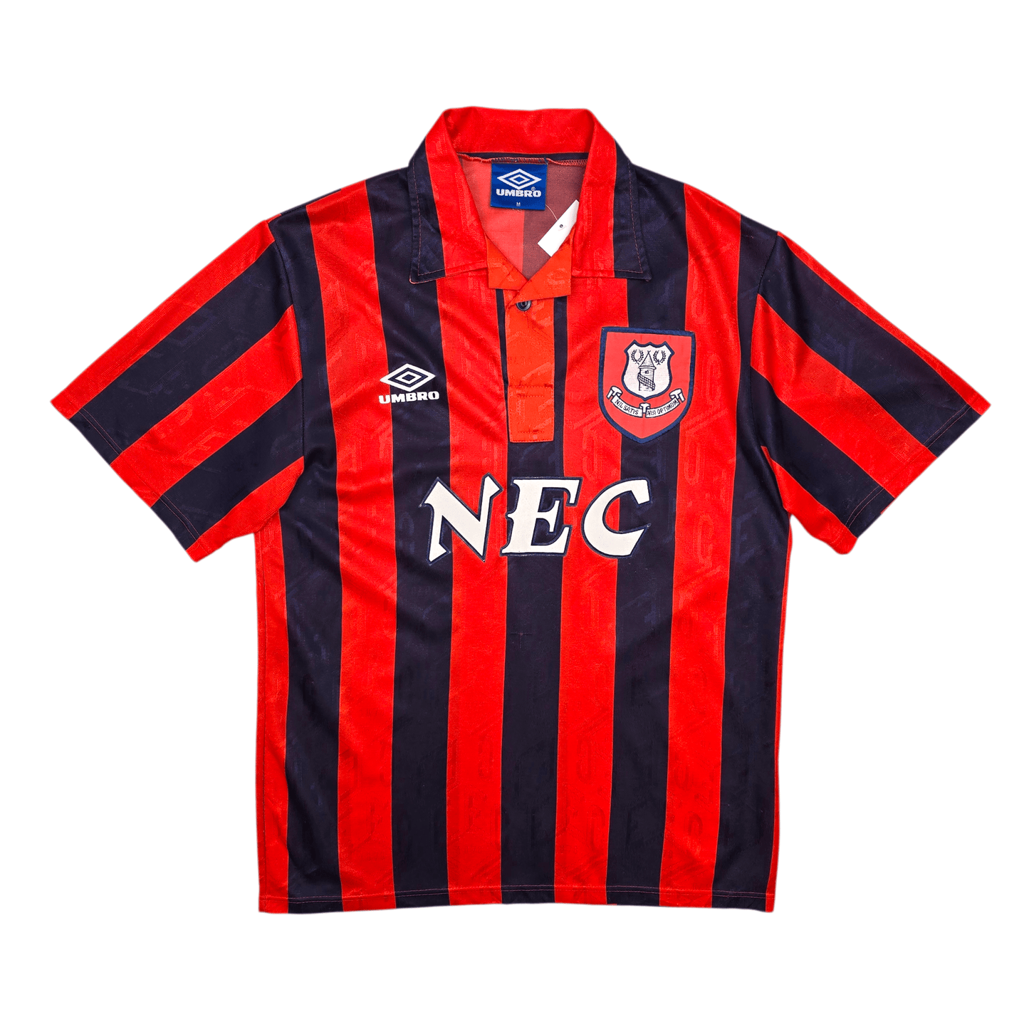 1993/94 Everton Away Football Shirt (M) Umbro #17 Limpar