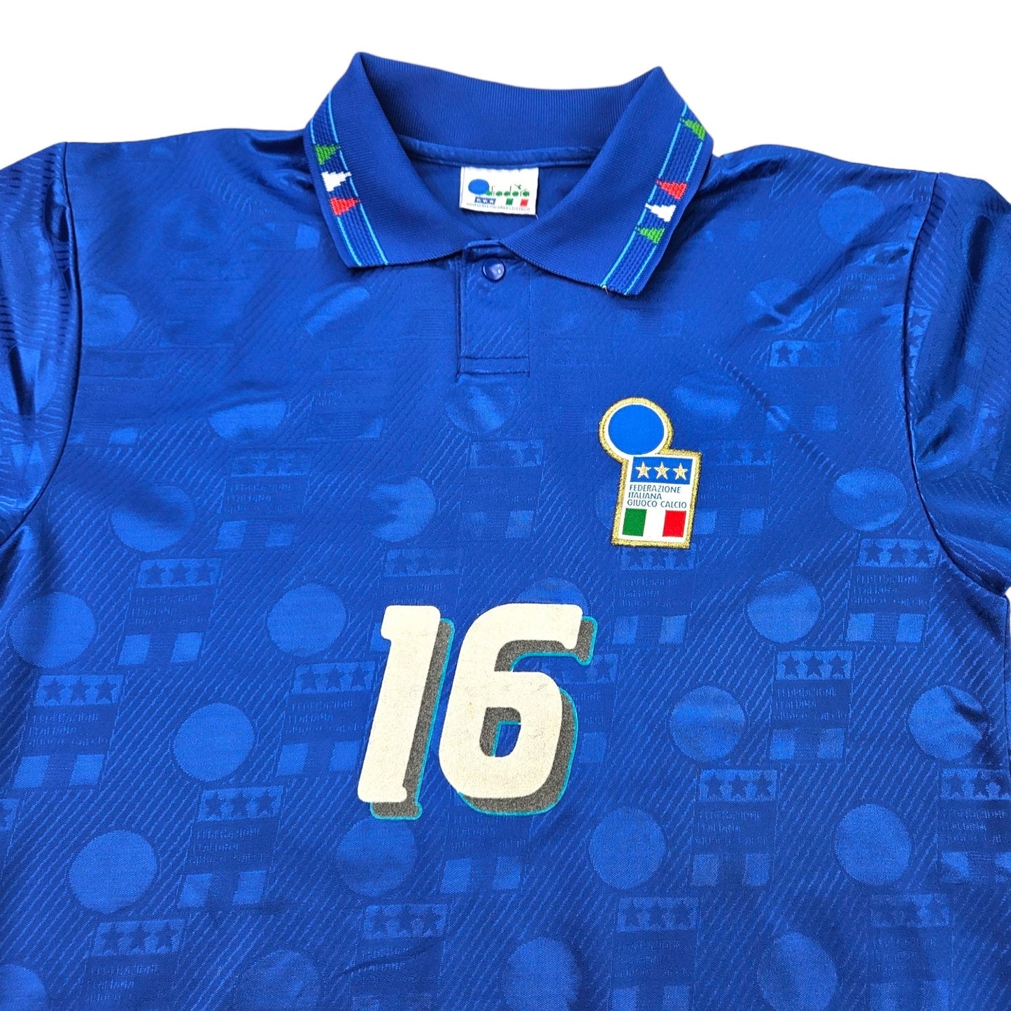 1993/94 Italy Home Football Shirt (L) Diadora #16 (Donadoni)