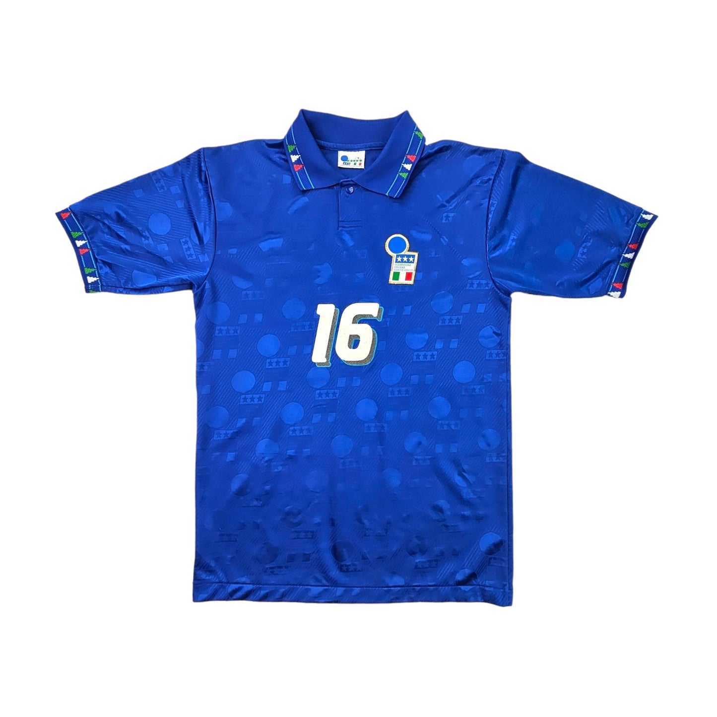 1993/94 Italy Home Football Shirt (L) Diadora #16 (Donadoni)