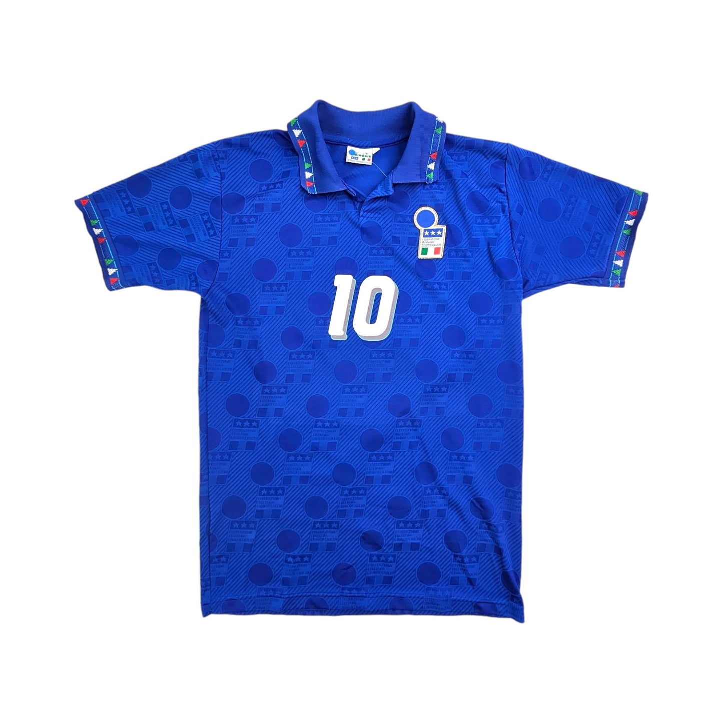 1993/94 Italy Home Football Shirt (M) Diadora # 10 (Baggio)