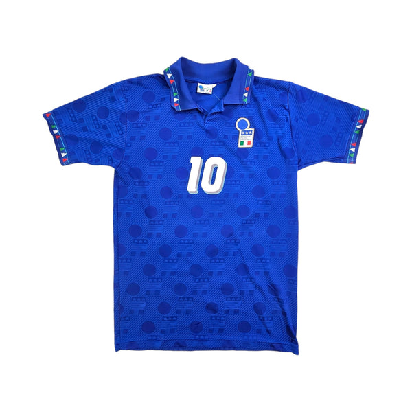 1993/94 Italy Home Football Shirt (M) Diadora # 10 (Baggio)