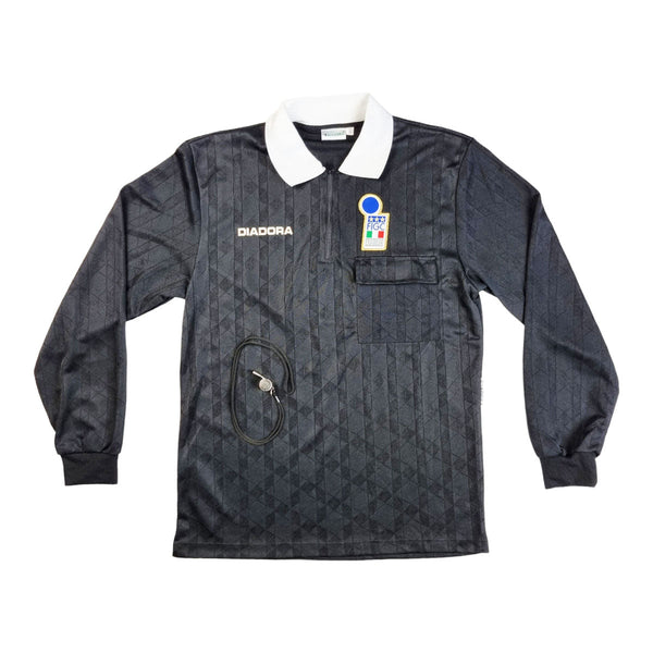 1993/94 Italy Shirt Referee Match Shirt (L) Diadora