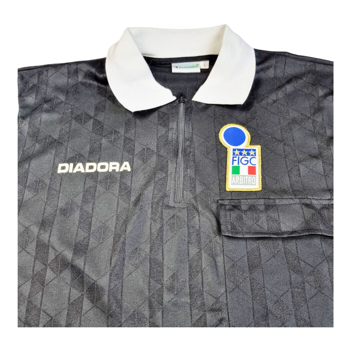 1993/94 Italy Shirt Referee Match Shirt (L) Diadora