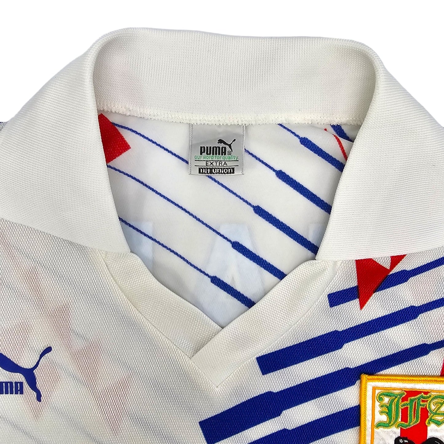 1993/94 Japan Away Football Shirt (M) Puma #7 Ihara
