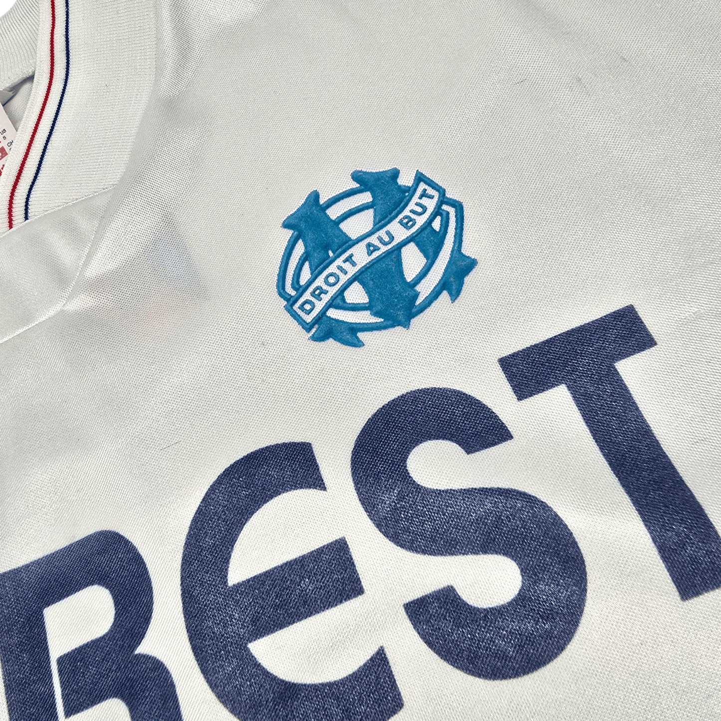 1993/94 Olympique Marseille Home Football Shirt (S) Adidas