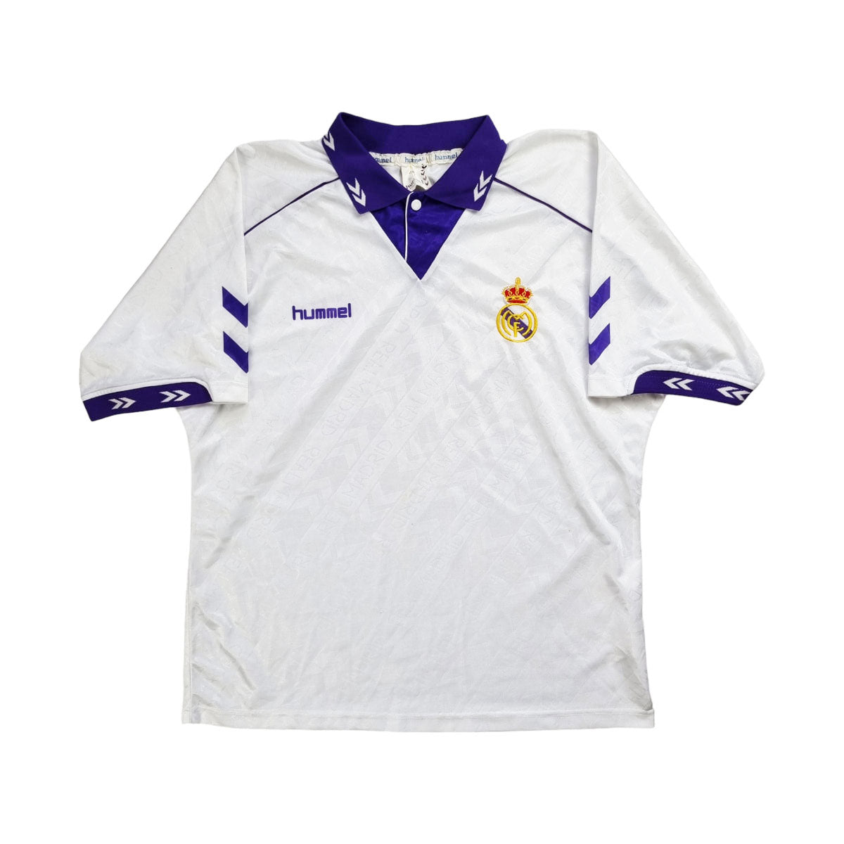 1993/94 Real Madrid Home Football Shirt (L) Hummel