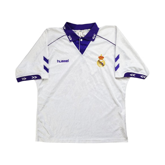 1993/94 Real Madrid Home Football Shirt (L) Hummel