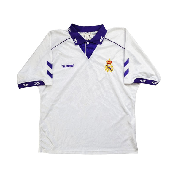 1993/94 Real Madrid Home Football Shirt (L) Hummel