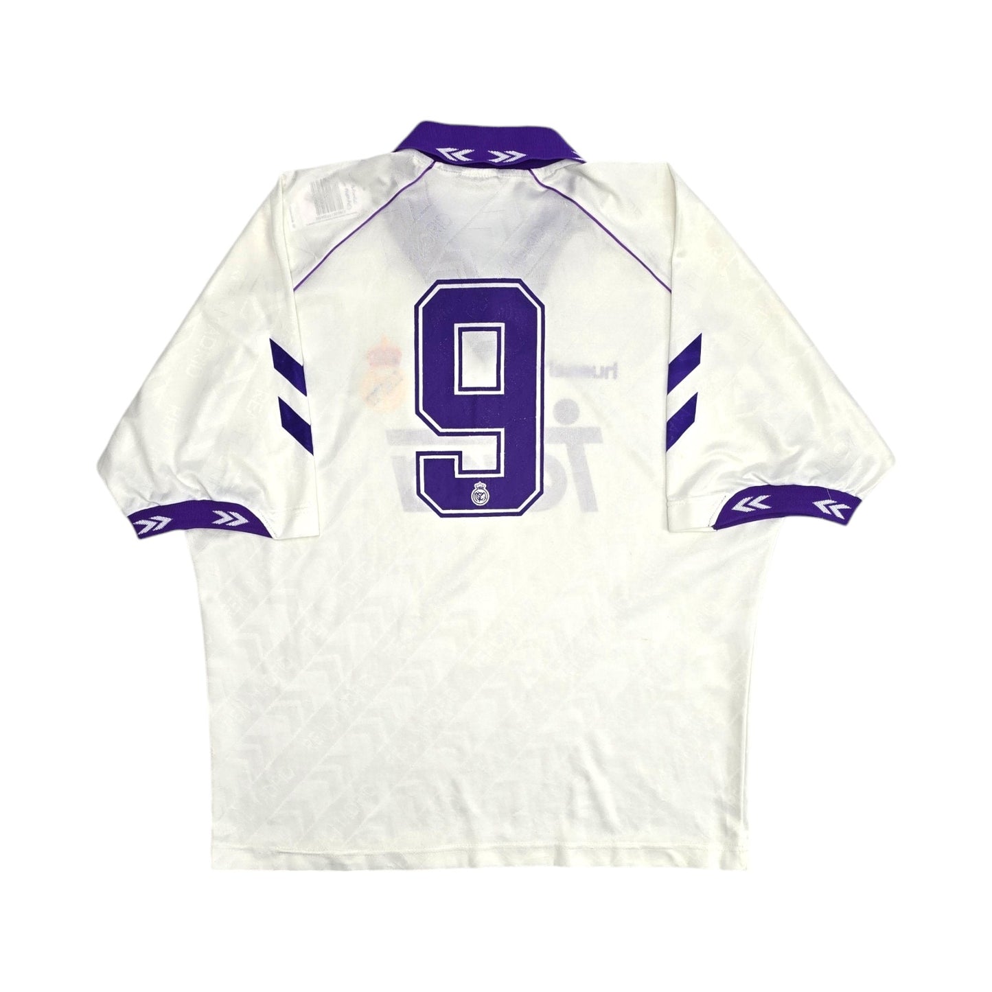 1993/94 Real Madrid Home Football Shirt (XL) Hummel #9 (Alfonso)