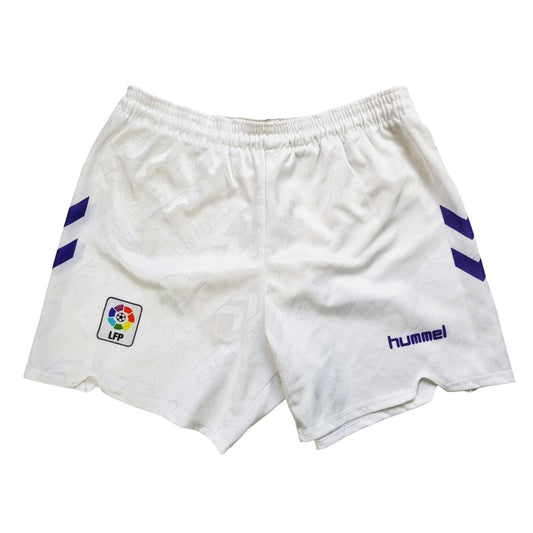1993/94 Real Madrid Home Football Shorts (L) Hummel