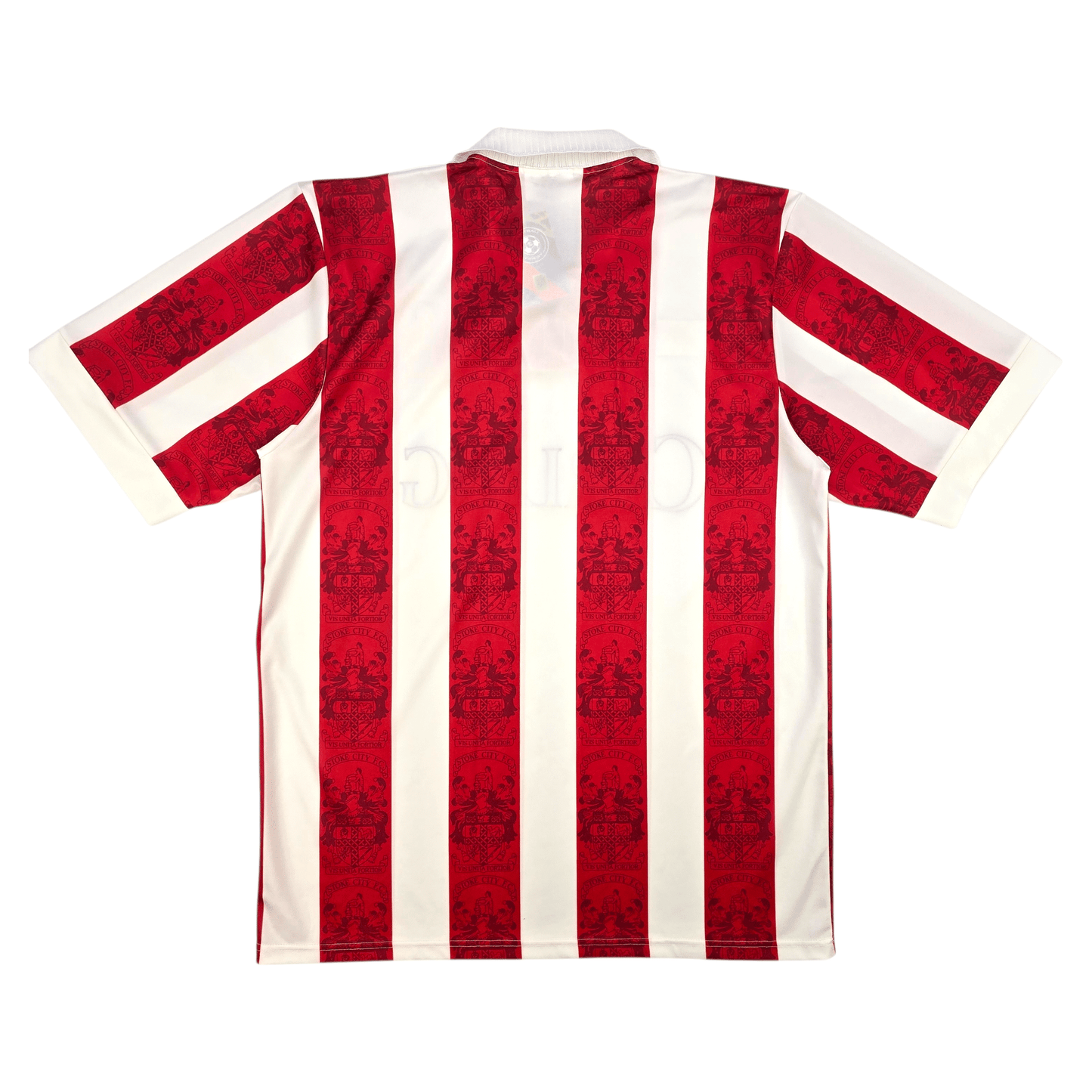 1993/94 Stoke City Home Football Shirt (L) Asics