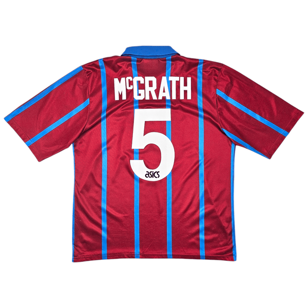1993/95 Aston Villa Home Football Shirt (L) Asics #5 McGrath