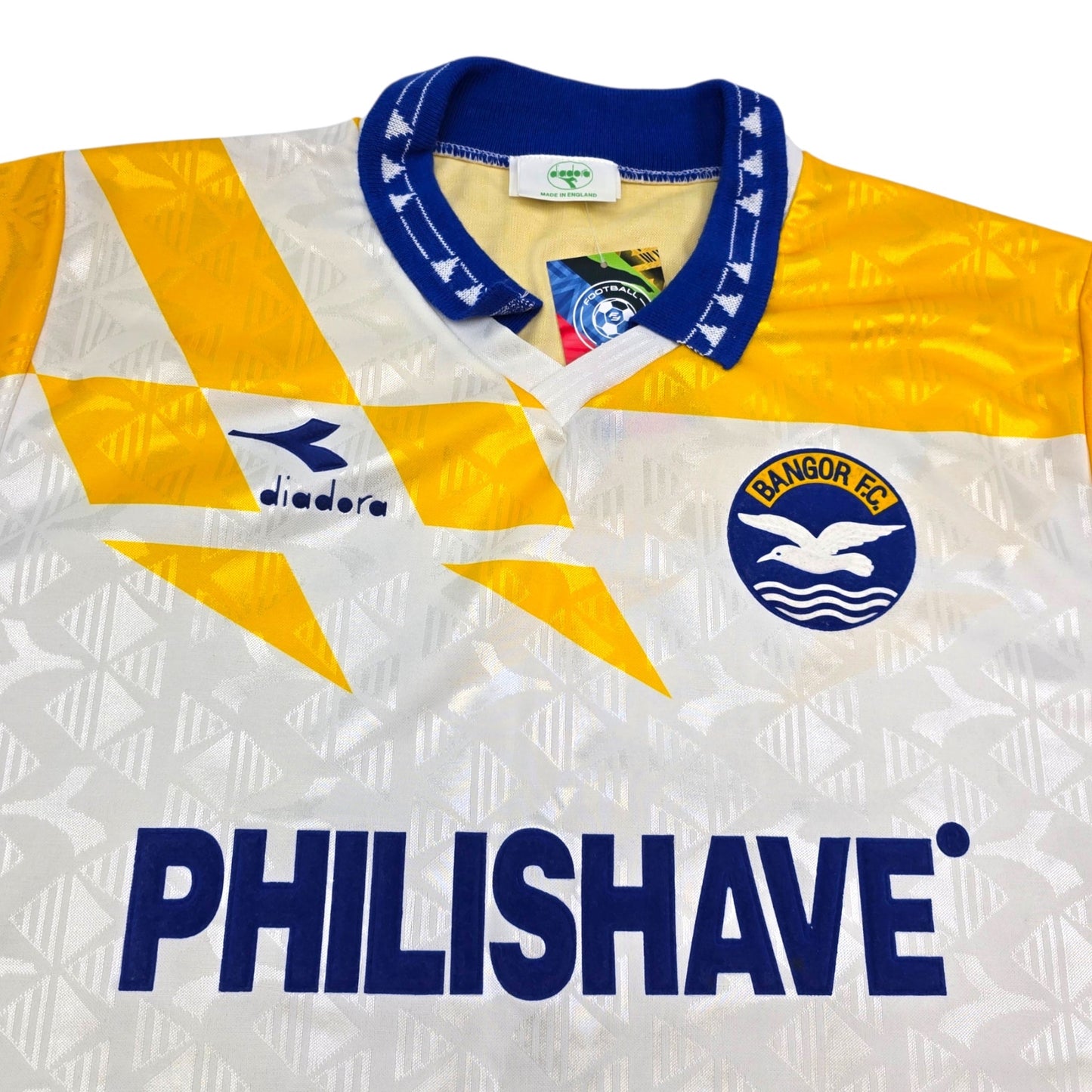 1993/95 Bangor Home Football Shirt (XL) Diadora