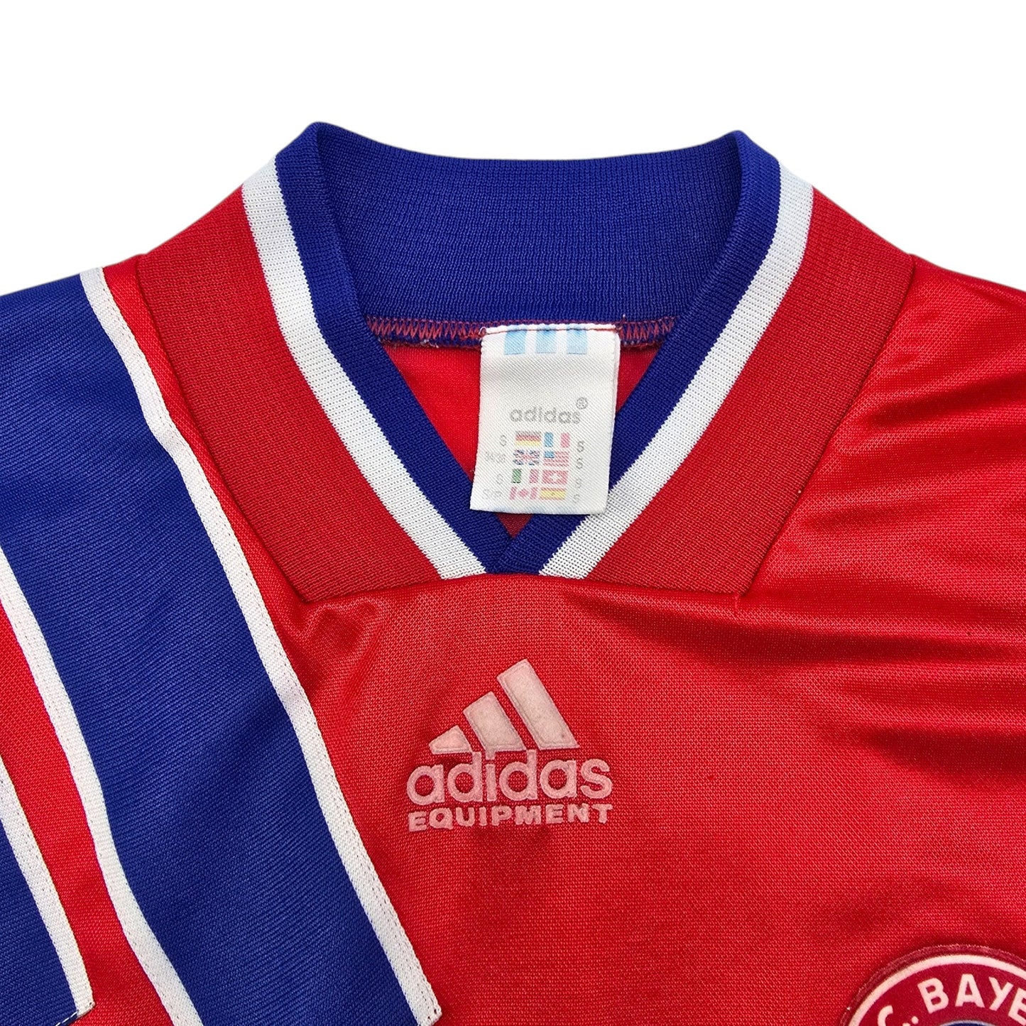 1993/95 Bayern Munich Home Football Shirt (S) Adidas #5 Helmer