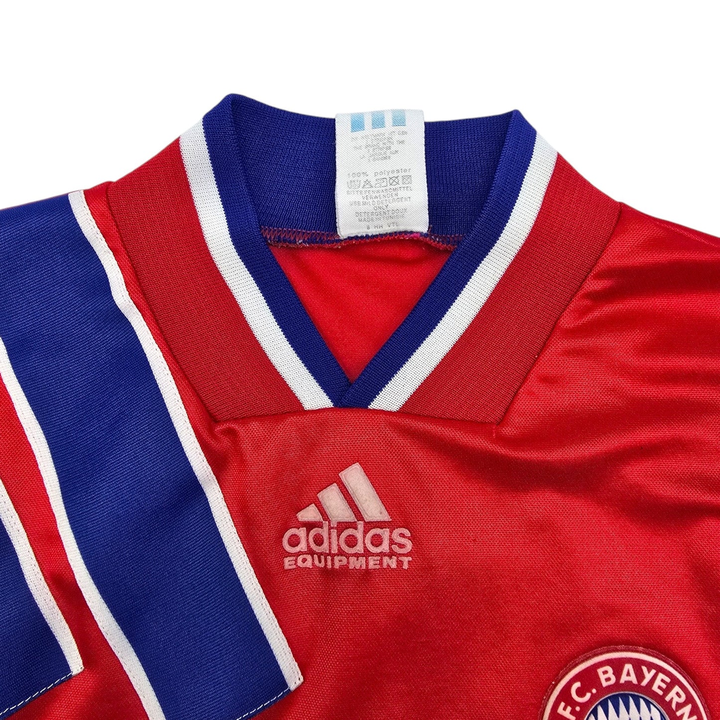 1993/95 Bayern Munich Home Football Shirt (S) Adidas #5 Helmer