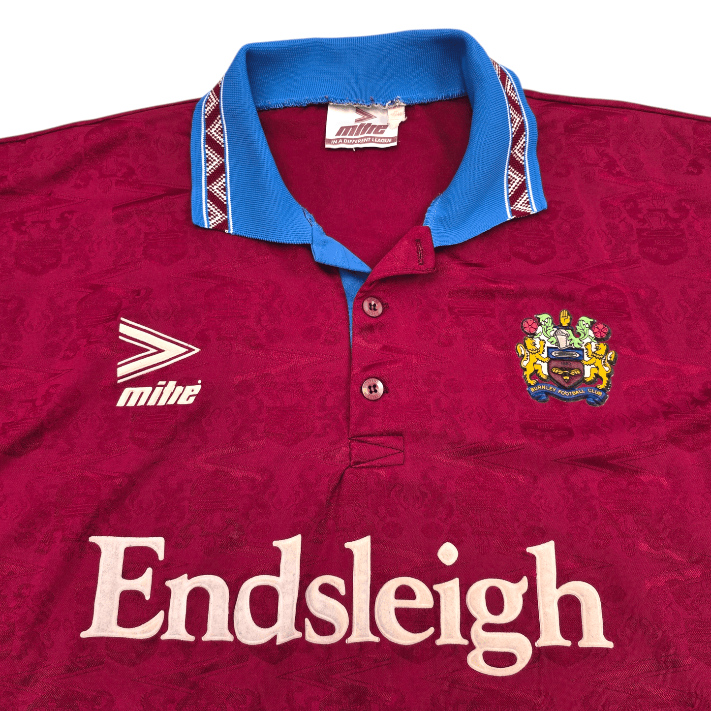 1993/95 Burnley Home Football Shirt (XL) Mitre