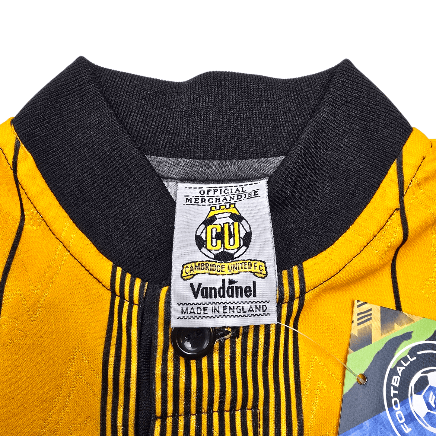 1993/95 Cambridge United Home Football Shirt (M) Vandanel