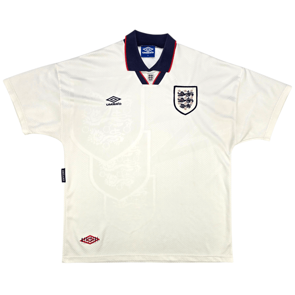 1993/95 England Home Football Shirt (XL) Umbro
