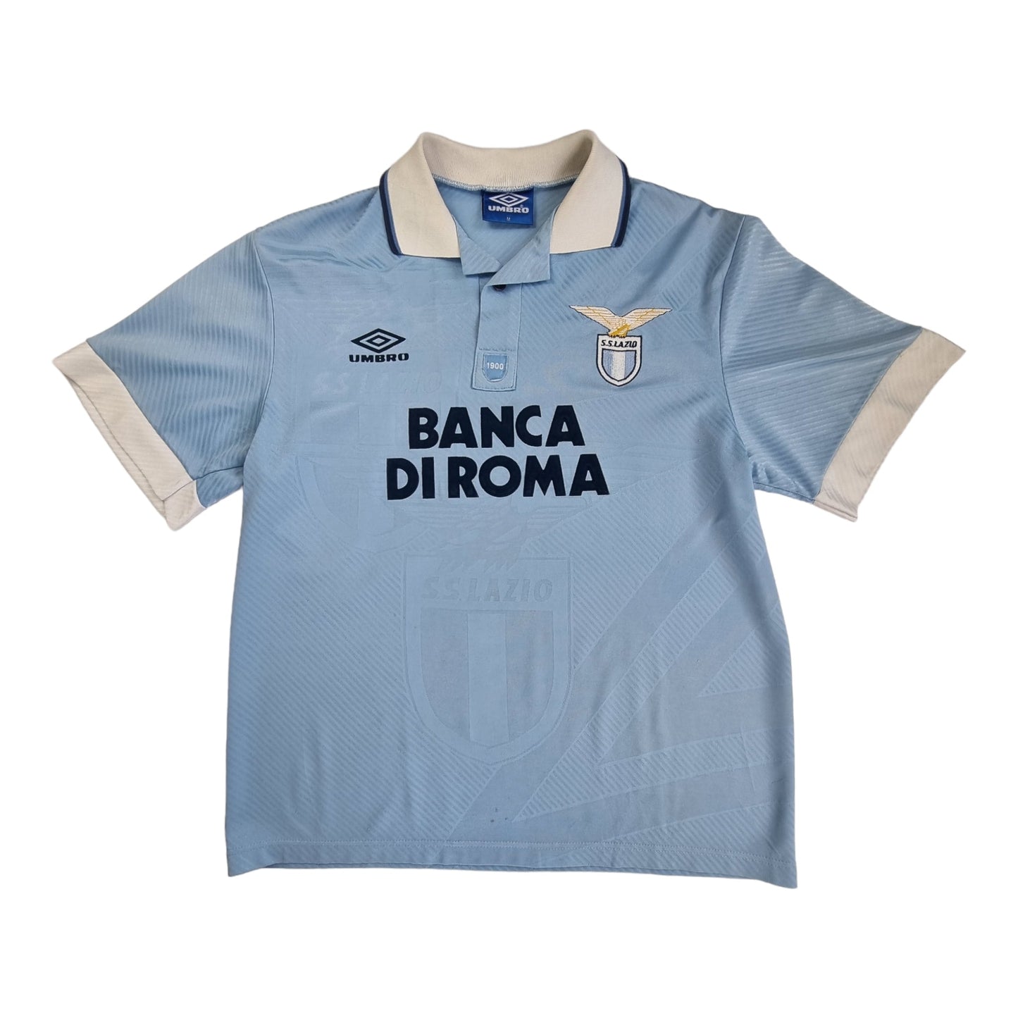 1993/95 Lazio Home Football Shirt (M) Umbro #10 Gascoigne