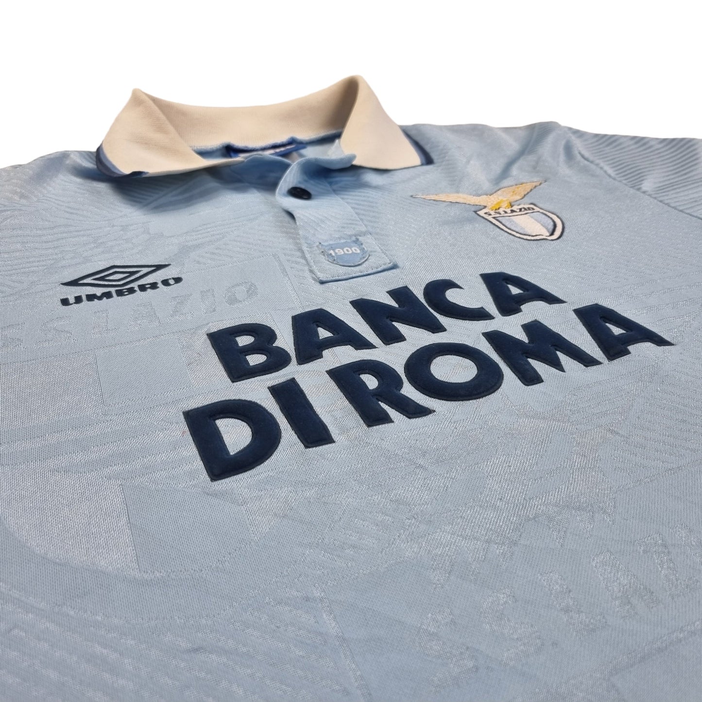 1993/95 Lazio Home Football Shirt (M) Umbro #10 Gascoigne