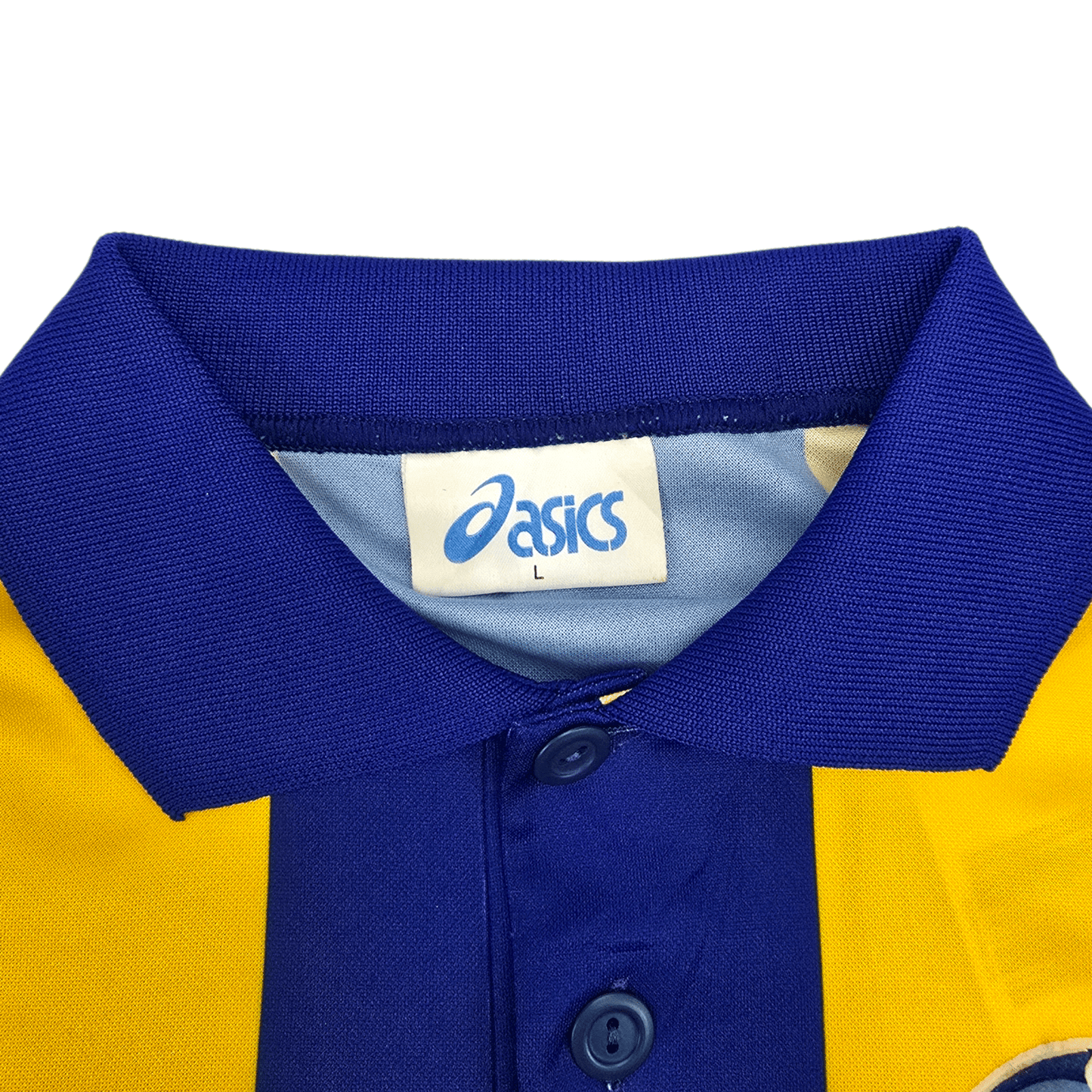 1993/95 Leeds United Away Football Shirt (L) Asics