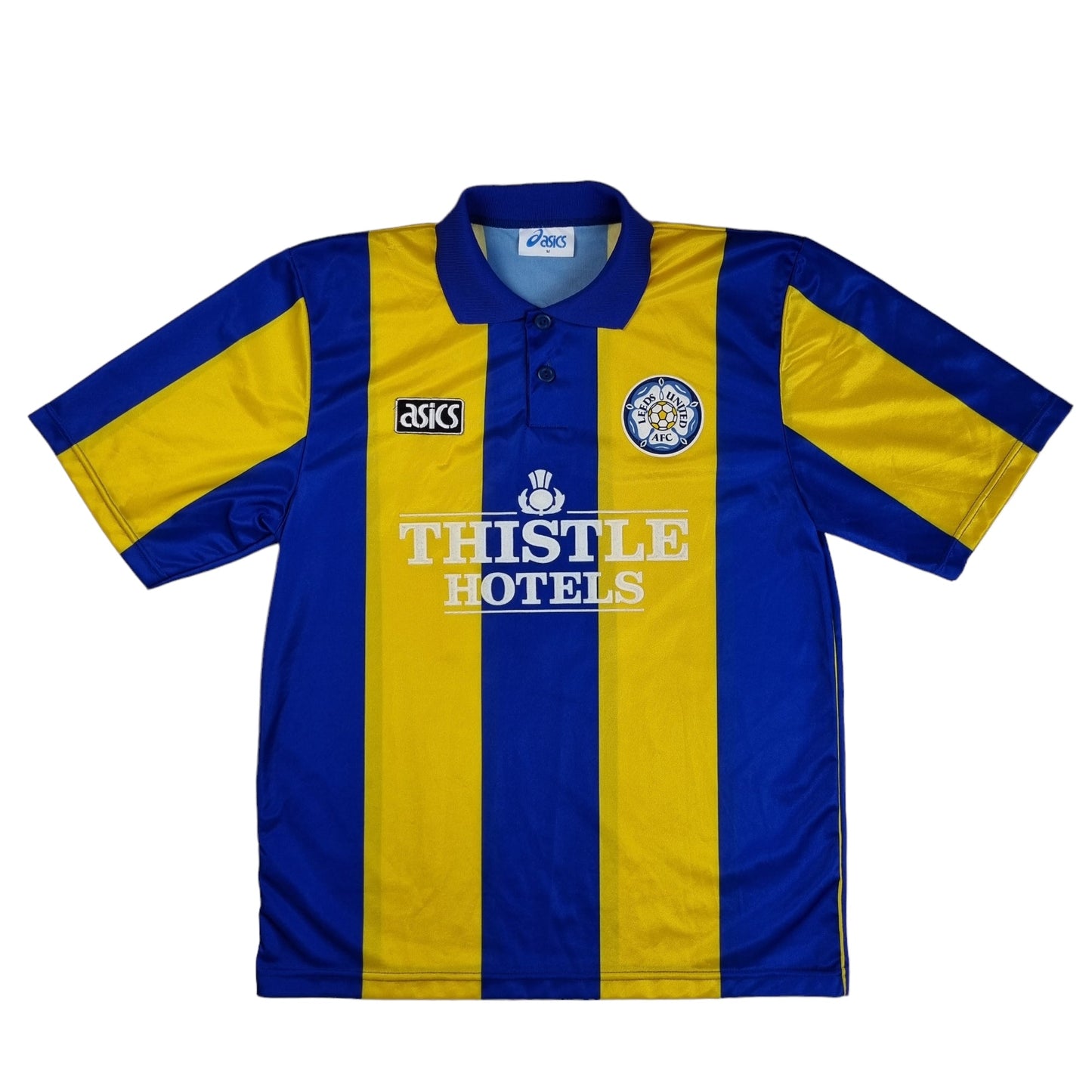 1993/95 Leeds United Away Football Shirt (M) Asics #21 Yeboah