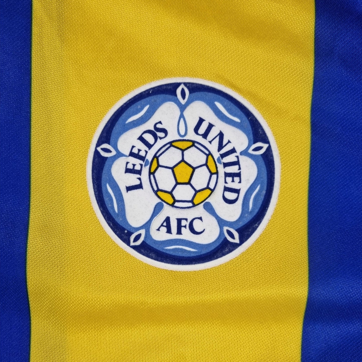 1993/95 Leeds United Away Football Shirt (M) Asics #21 Yeboah