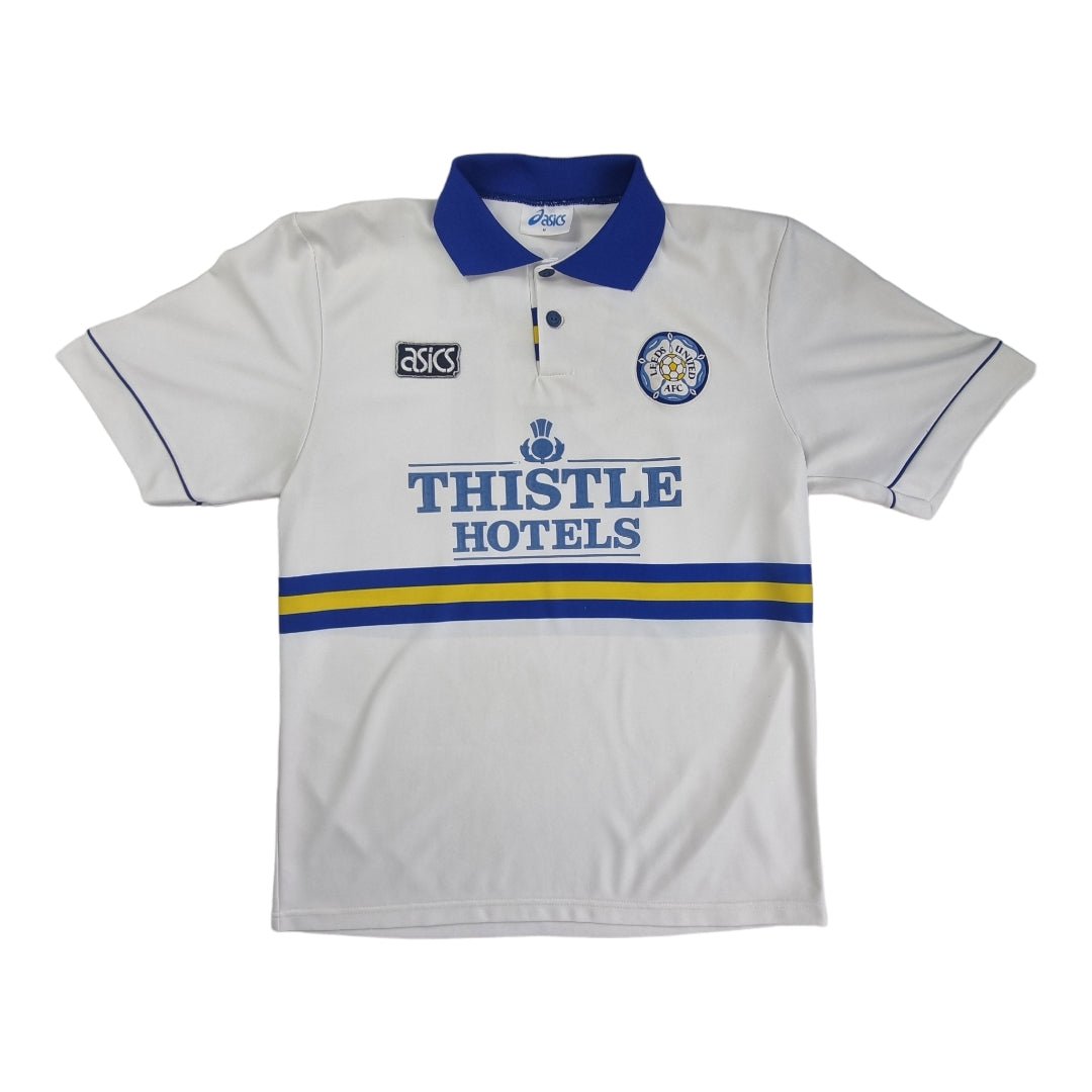 1993/95 Leeds United Home Football Shirt (M) Asics #21 Yeboah