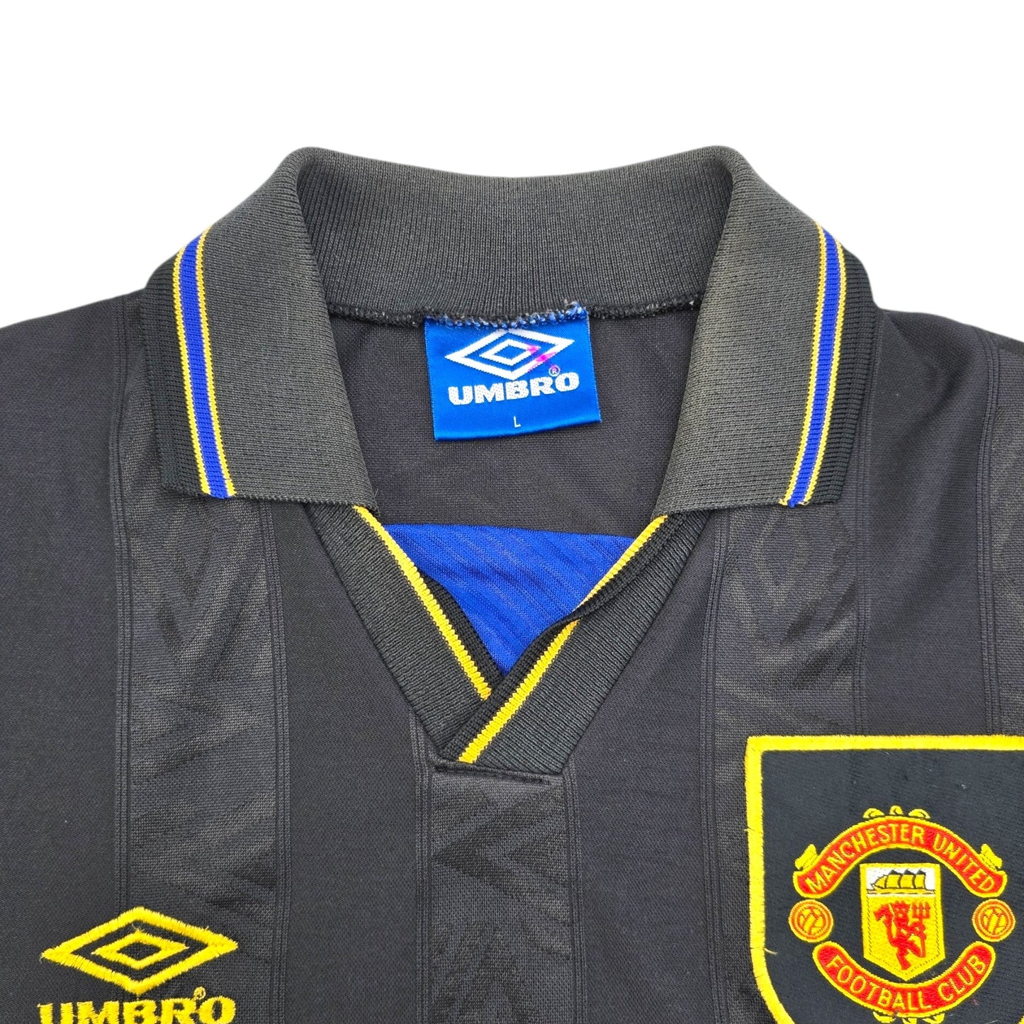 1993/95 Manchester United Away Football Shirt (L) Umbro