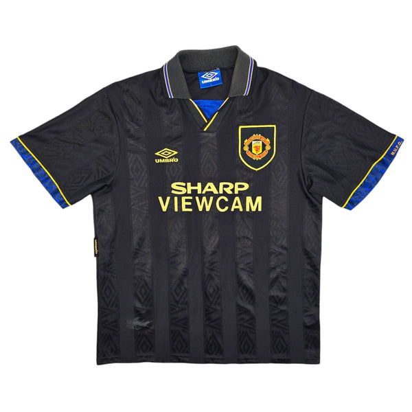 1993/95 Manchester United Away Football Shirt (L) Umbro