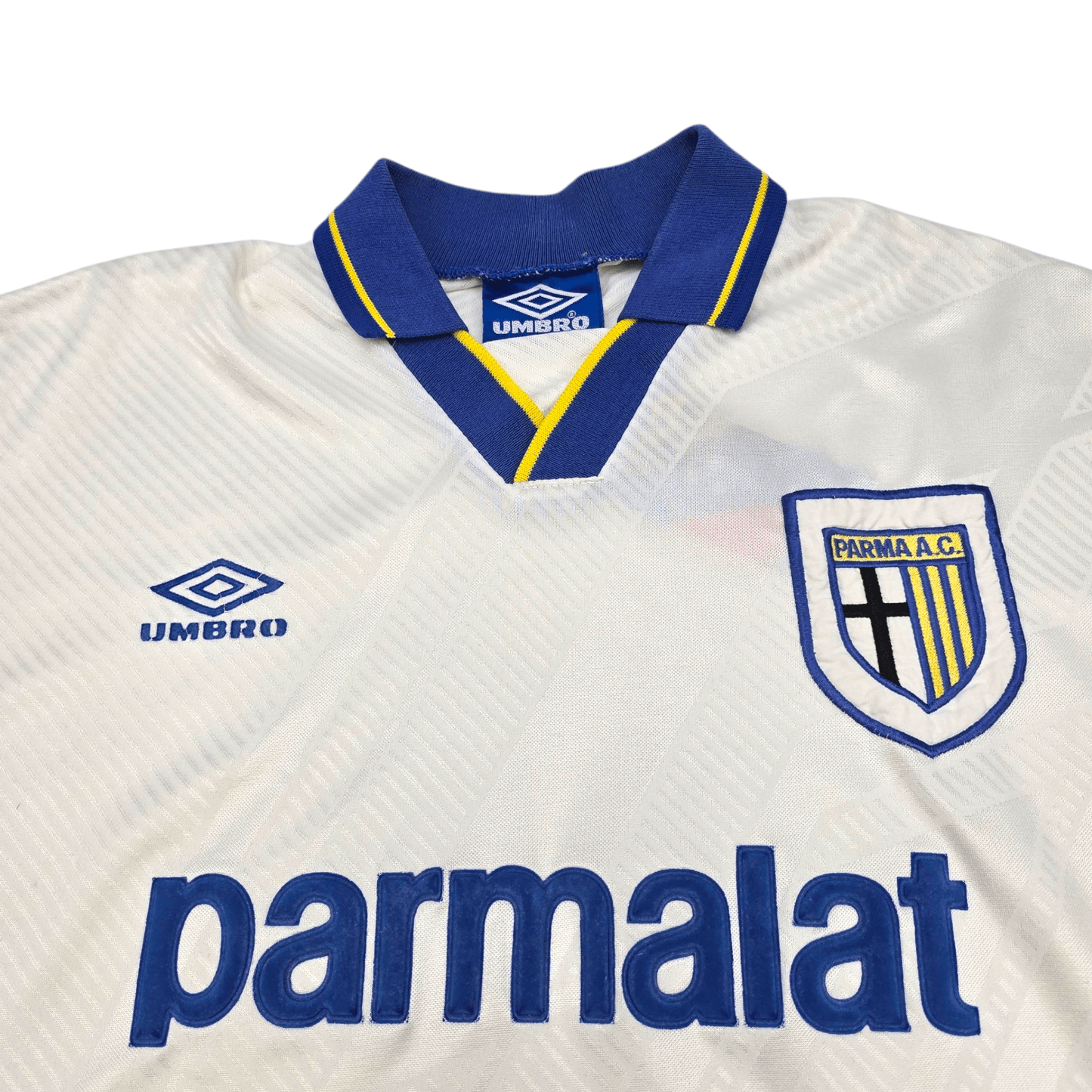 1993/95 Parma Home Football Shirt (L) Umbro