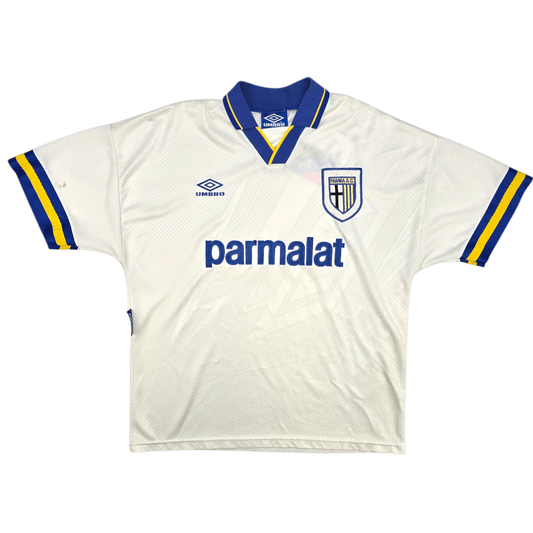1993/95 Parma Home Football Shirt (L) Umbro