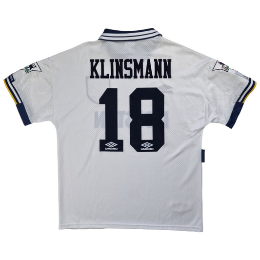 1993/95 Tottenham Hotspur Home Football Shirt (L) Umbro #18 Klinsmann