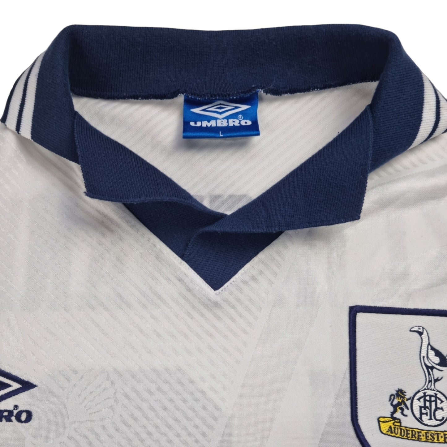 1993/95 Tottenham Hotspur Home Football Shirt (L) Umbro #18 Klinsmann