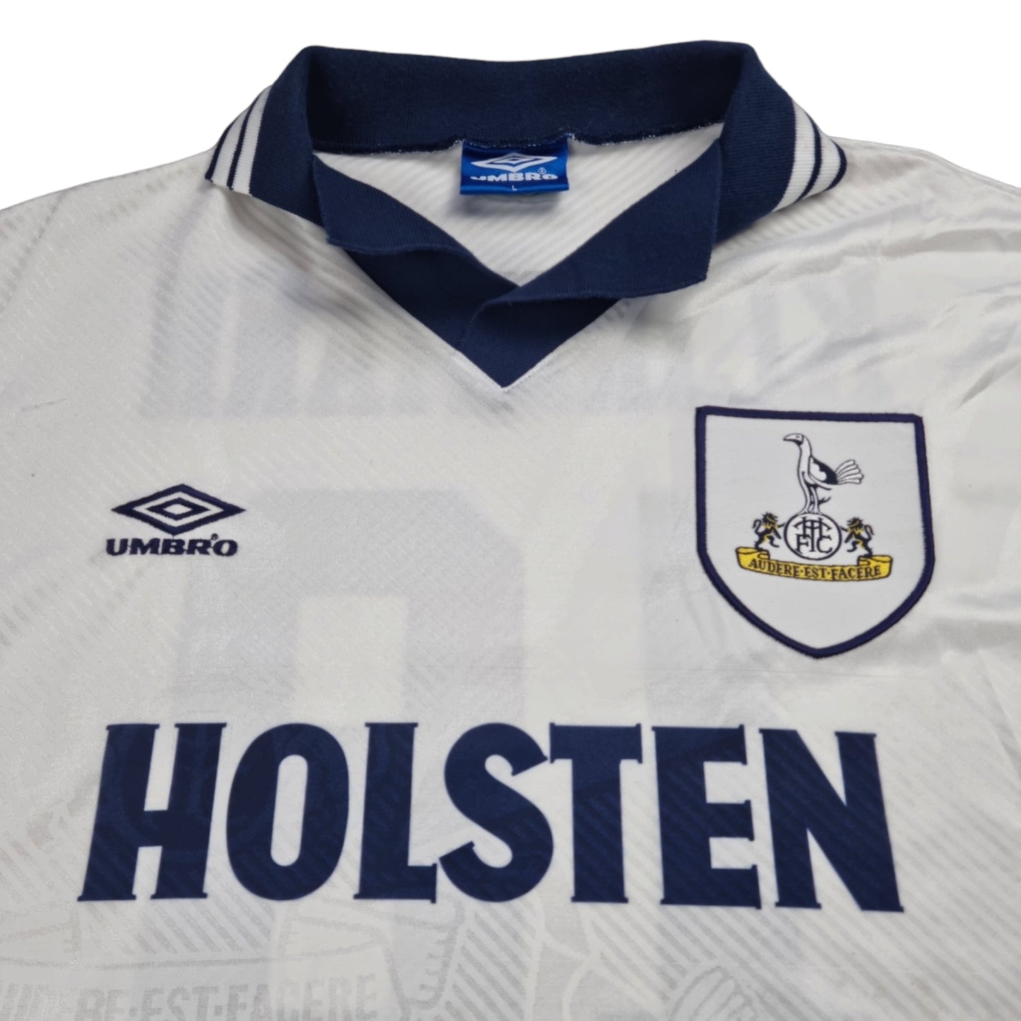 1993/95 Tottenham Hotspur Home Football Shirt (L) Umbro #18 Klinsmann