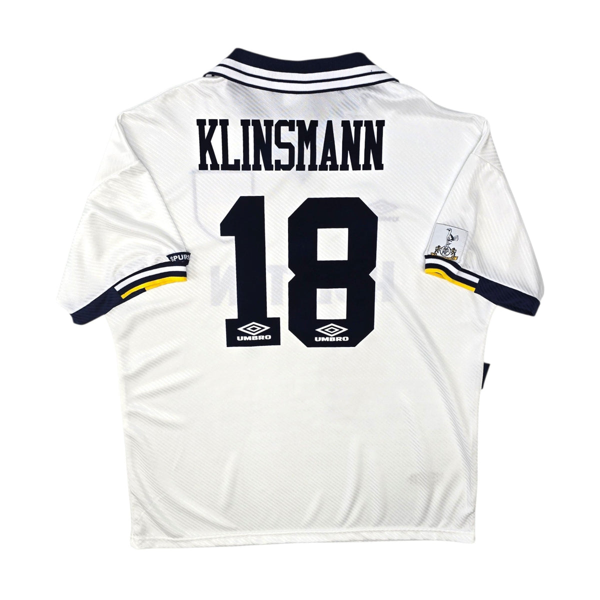 1993/95 Tottenham Hotspur Home Football Shirt (XL) Umbro #18 Klinsmann