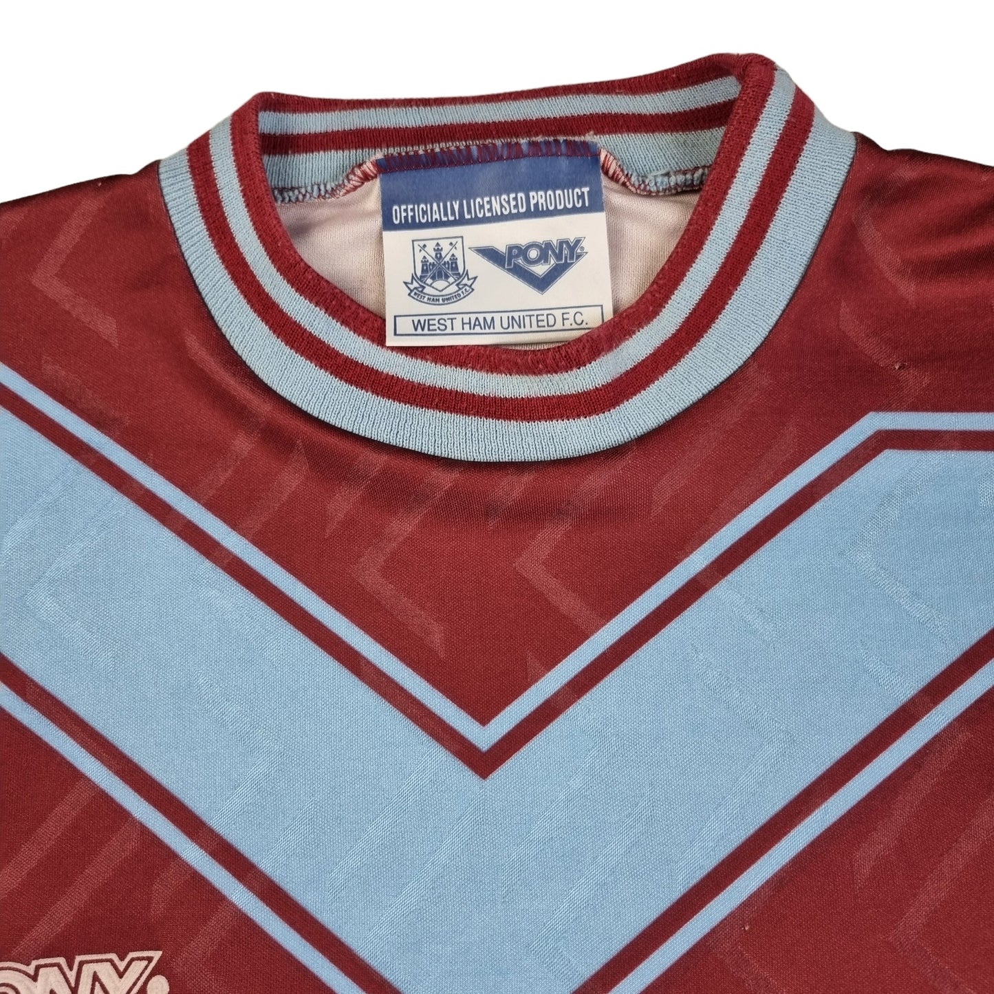 1993/95 West Ham Home Football Shirt (XL) PONY