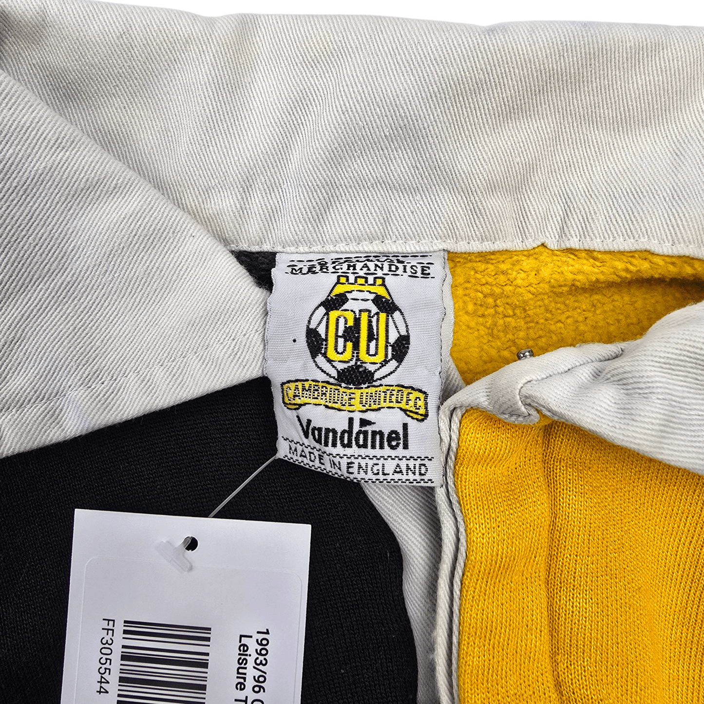1993/96 Cambridge United Leisure Top (S) Vandanel