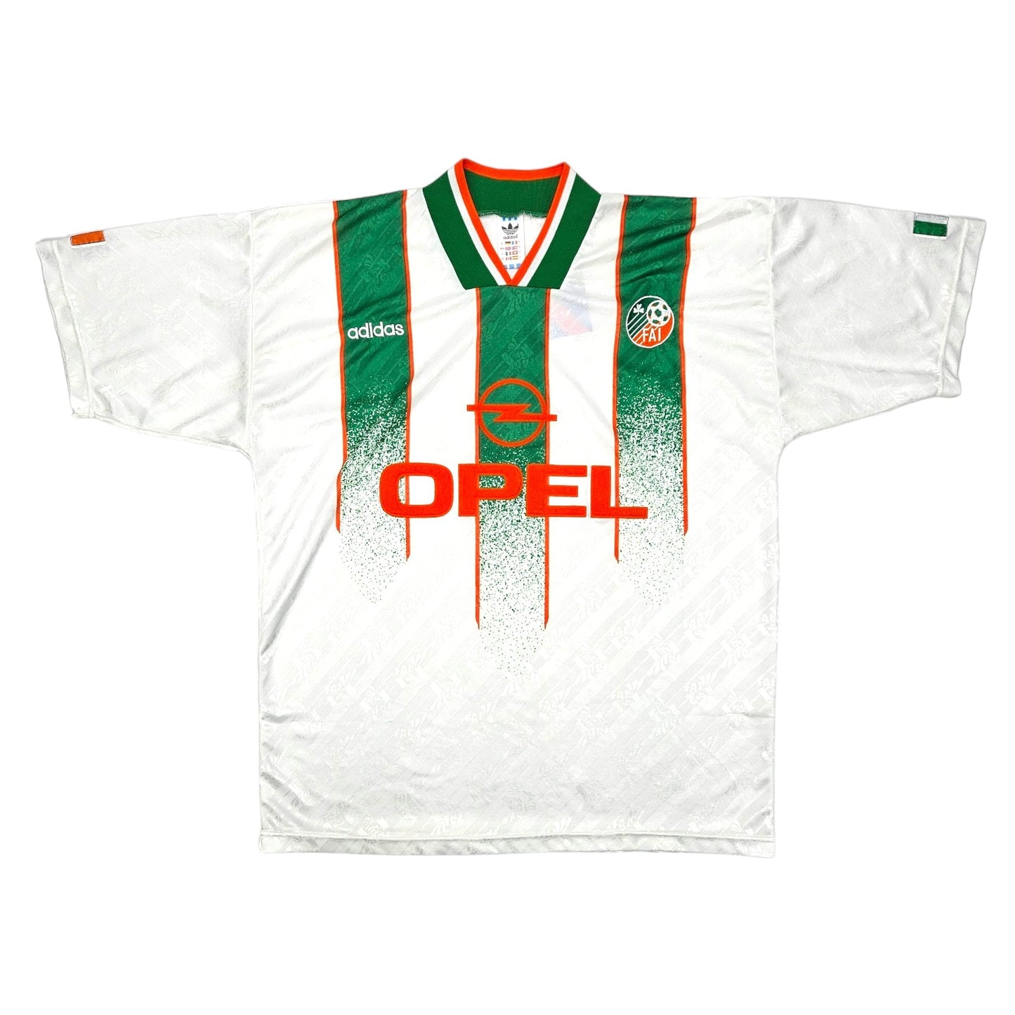 1994 Republic of Ireland Away Football Shirt (L) Adidas