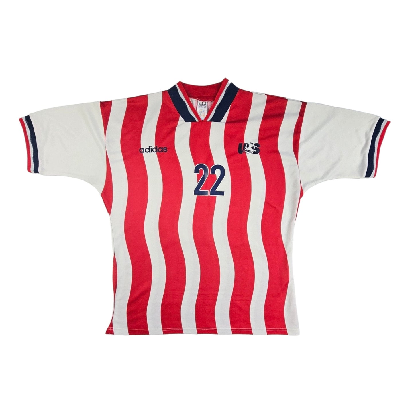 1994 USA Home Football Shirt (XL) Adidas # 22 Lalas