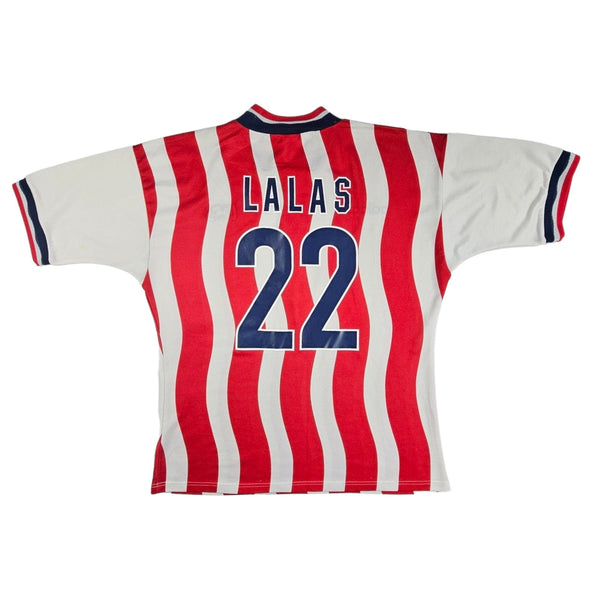 1994 USA Home Football Shirt (XL) Adidas # 22 Lalas
