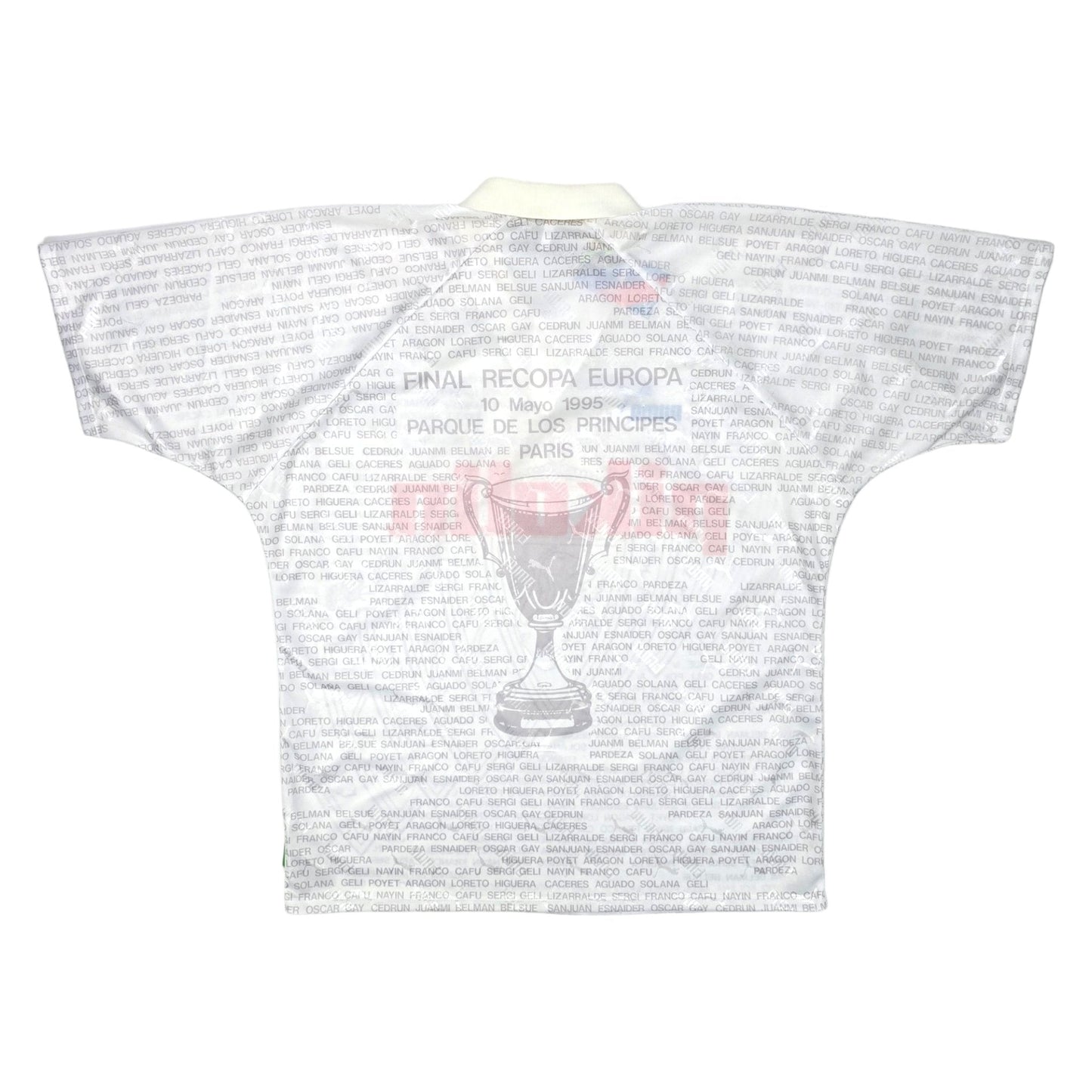 1994/5 Real Zaragoza Home Football Shirt (L) Puma (Special Edition - European)