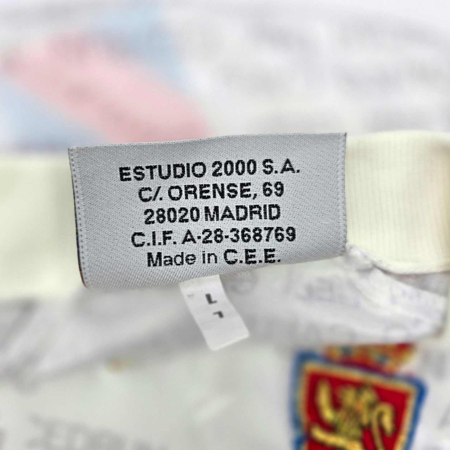 1994/5 Real Zaragoza Home Football Shirt (L) Puma (Special Edition - European)