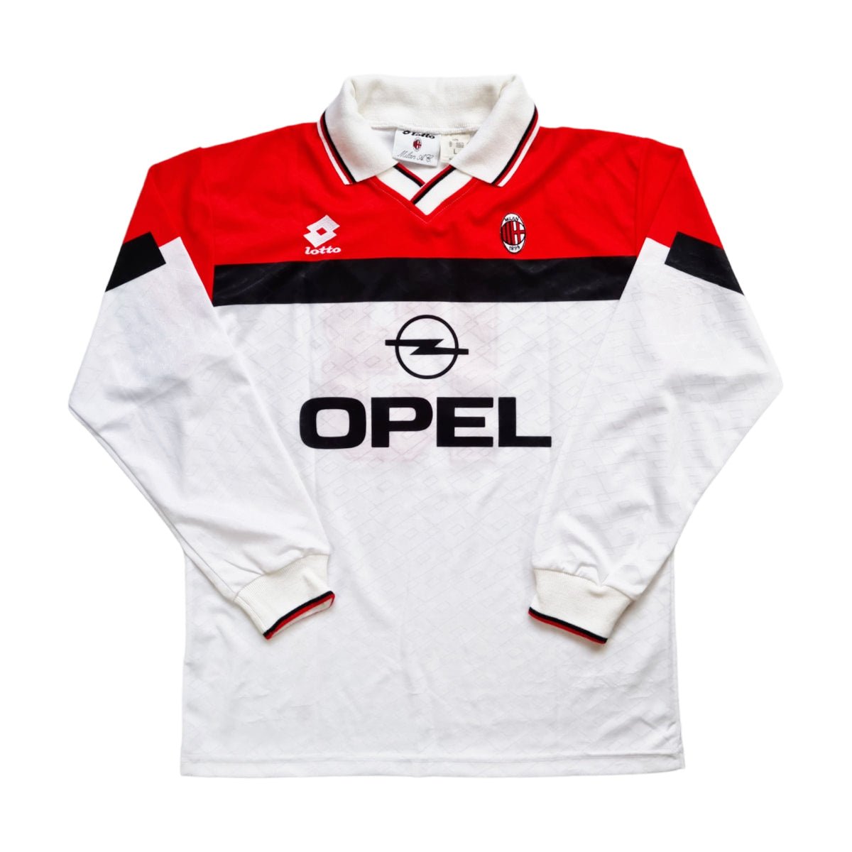 1994/95 AC Milan Away Football Shirt (L) Lotto #13