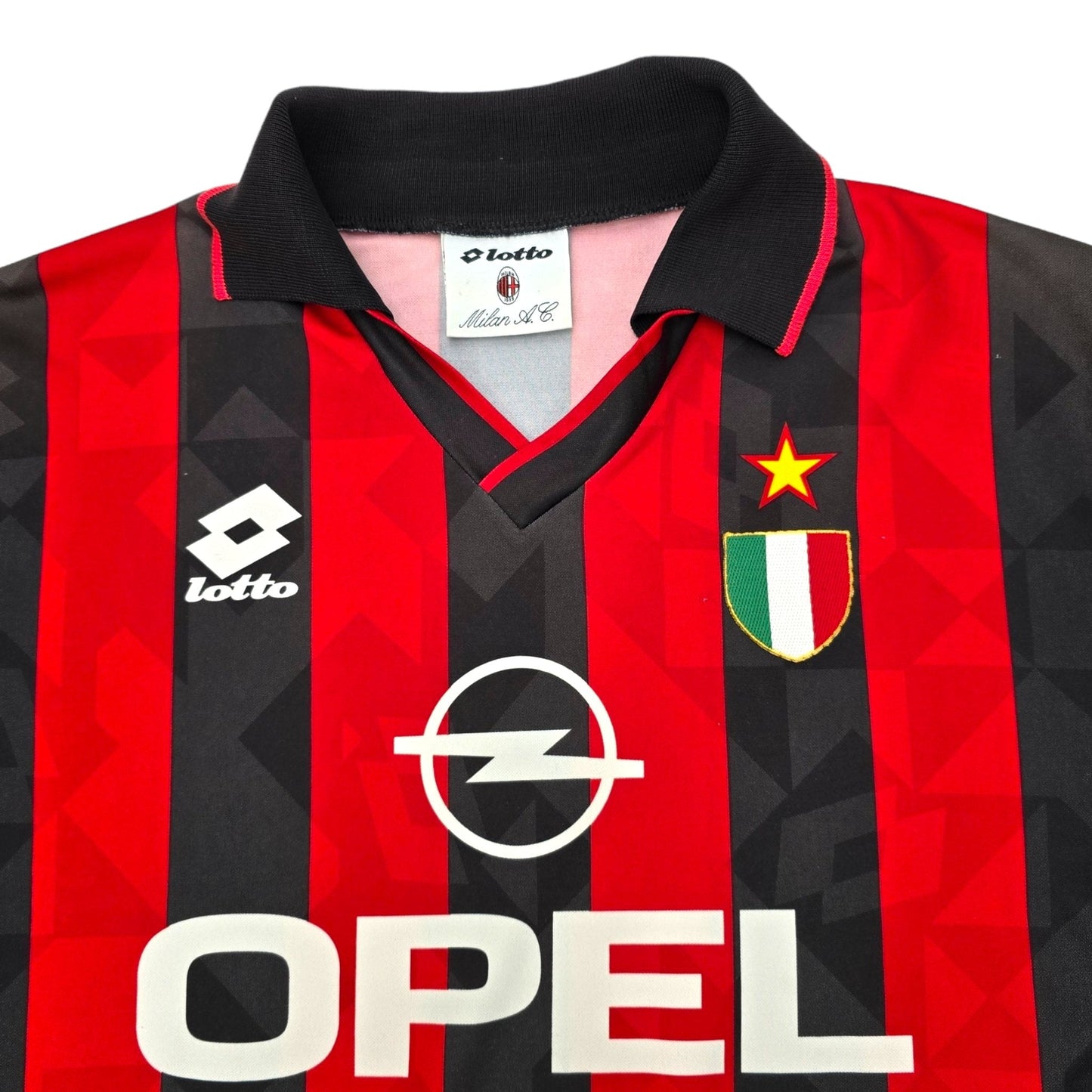 1994/95 AC Milan Home Football Shirt (L) Lotto