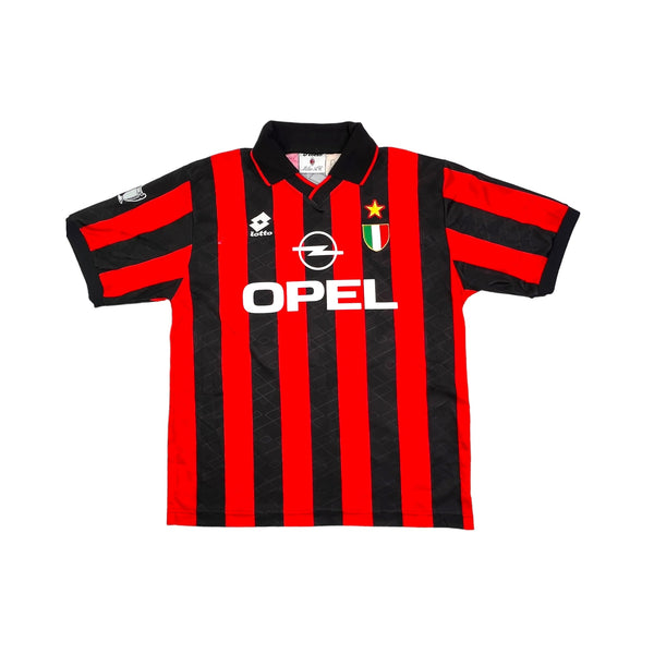 1994/95 AC Milan Home Football Shirt (L) Lotto (Player Issue)
