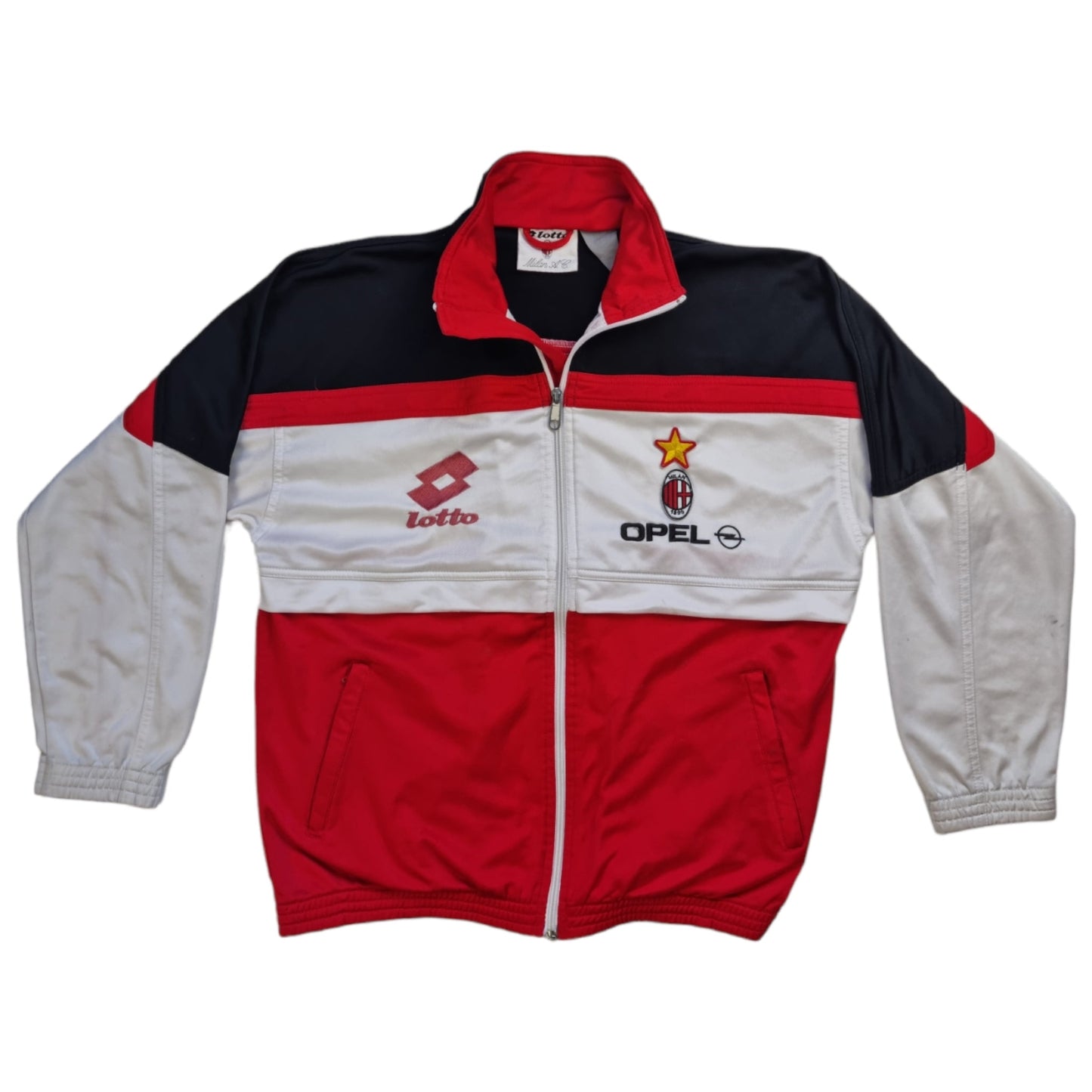 1994/95 AC Milan (Tracksuit Top) Good (S) Lotto
