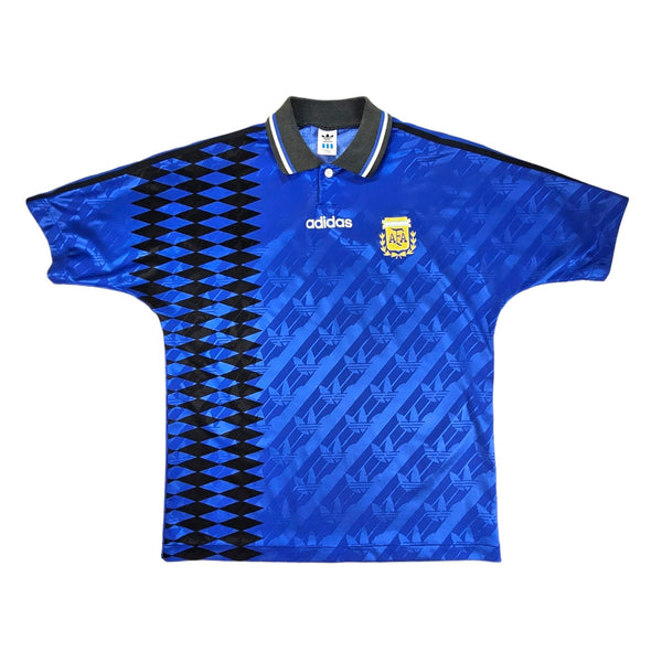 1994/95 Argentina Away Football Shirt (L) Adidas (Re-Badged Template)