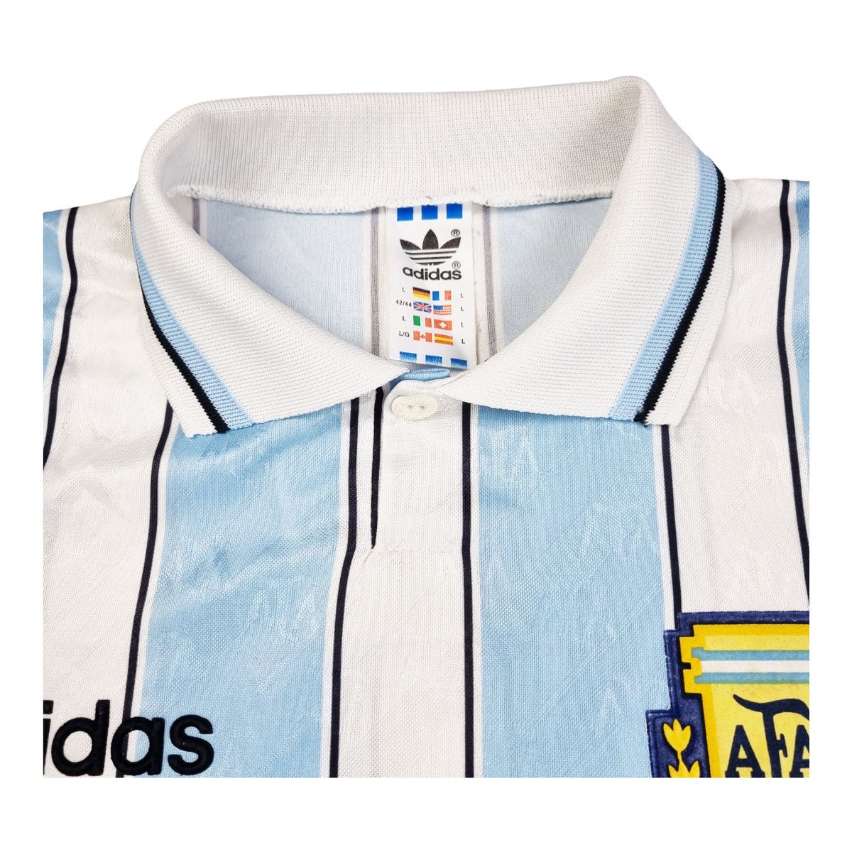 1994/95 Argentina Home Football Shirt (L) Adidas (Prototype)