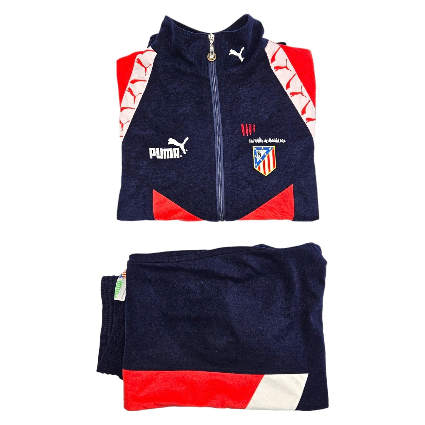 1994/95 Atletico Madrid Tracksuit Football Shirt (XL) Puma